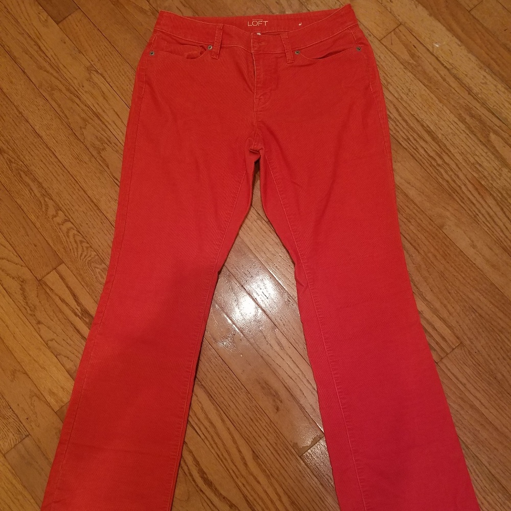 Ann Taylor Loft Curvy Boot Cut Corduroys